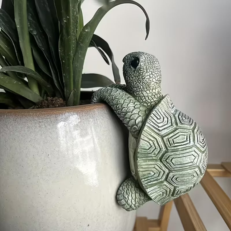 Whimsical Turtle Resin Hanging Decoration