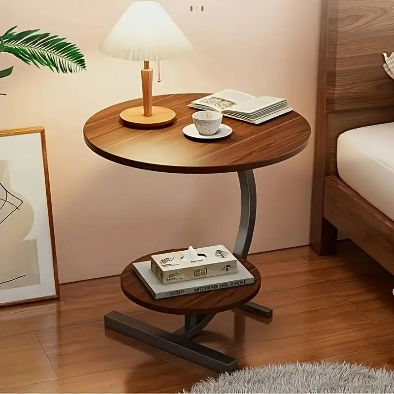 Modern Double-Layer Expandable Coffee Table