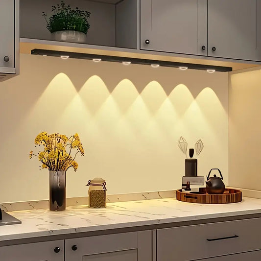 Motion Sensor LED Light Set – Wireless USB Rechargeable (2 pcs)