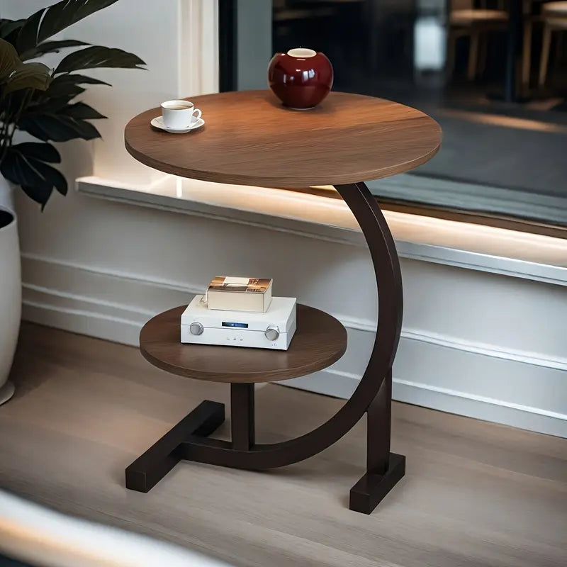 Modern Double-Layer Expandable Coffee Table