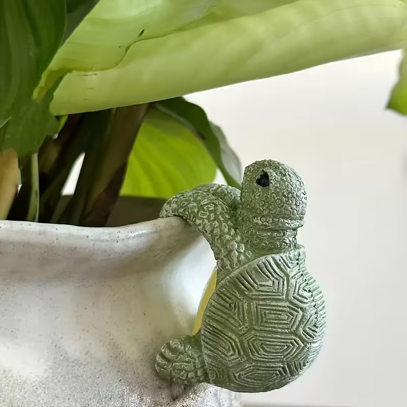 Whimsical Turtle Resin Hanging Decoration