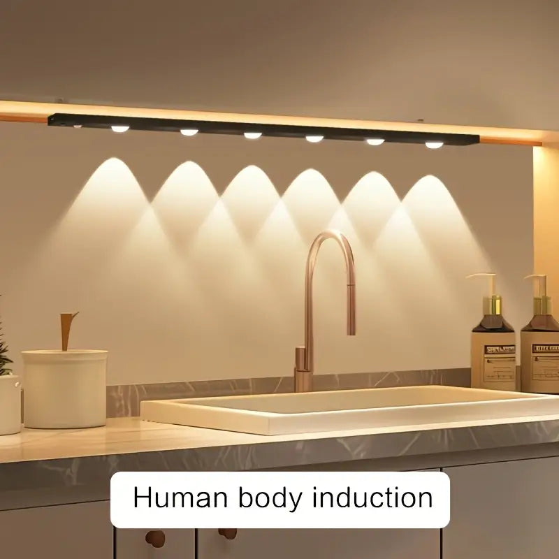 Motion Sensor LED Light Set – Wireless USB Rechargeable (2 pcs)